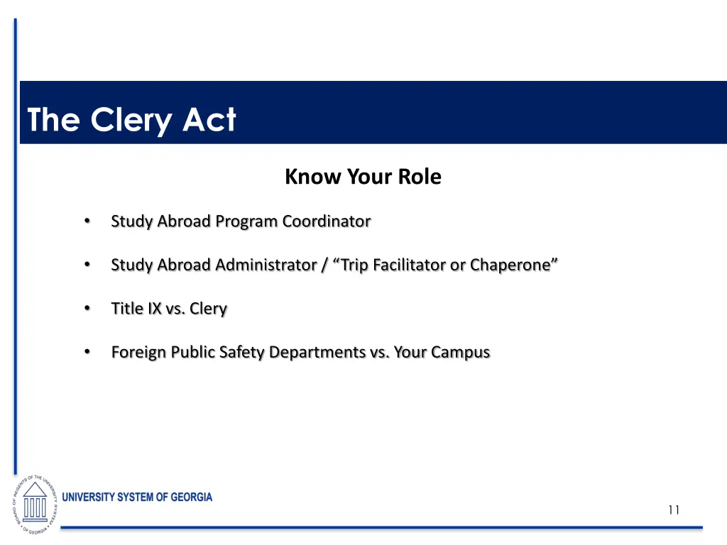 the clery act 8