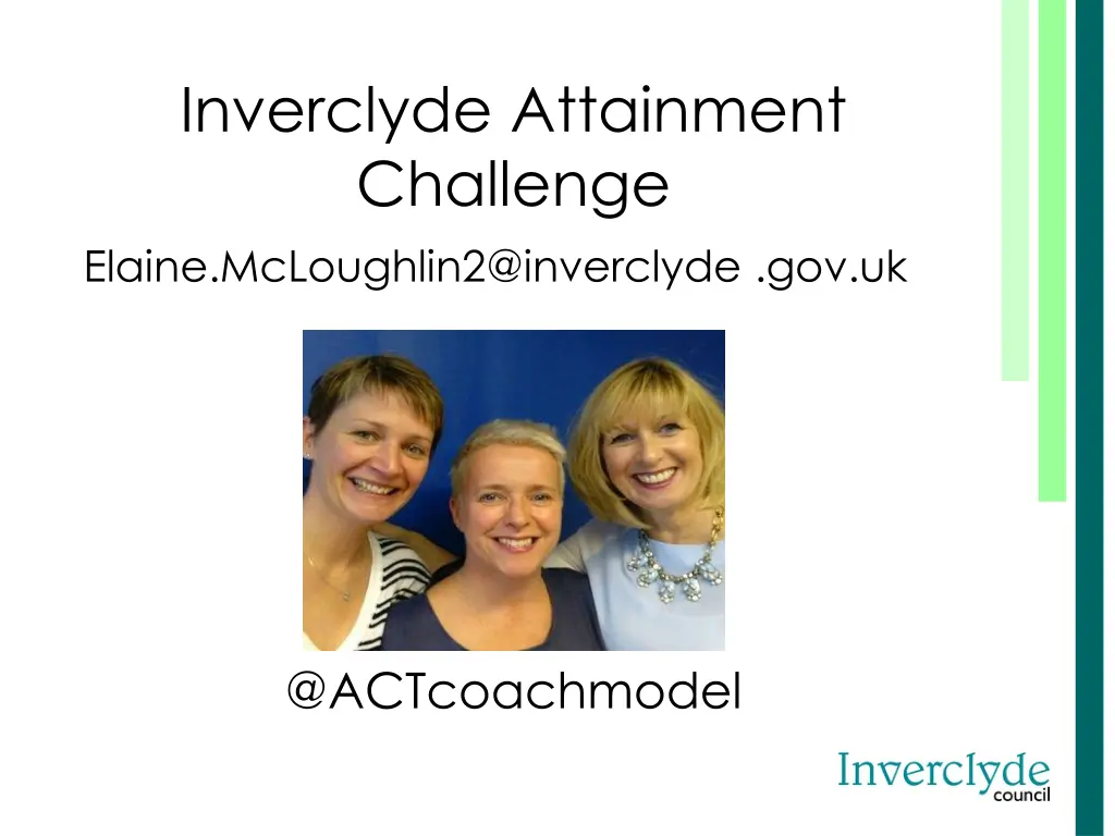 inverclyde attainment challenge elaine