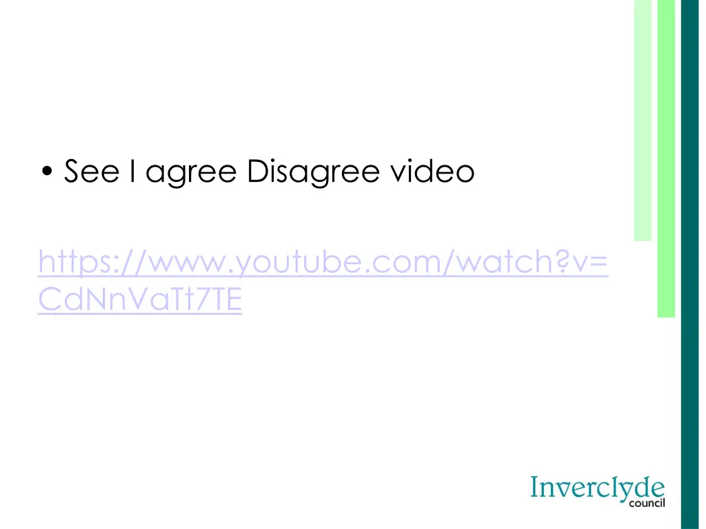 see i agree disagree video