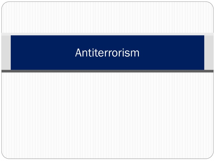 antiterrorism