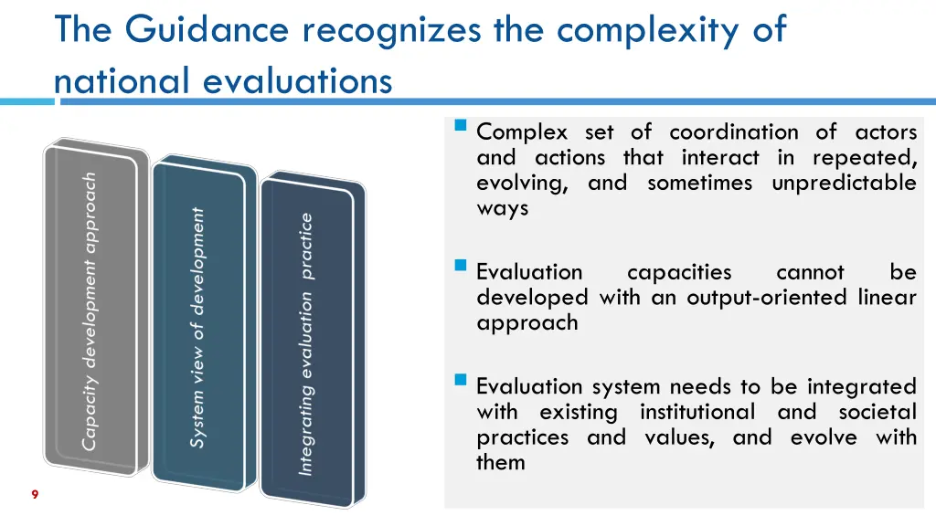 the guidance recognizes the complexity