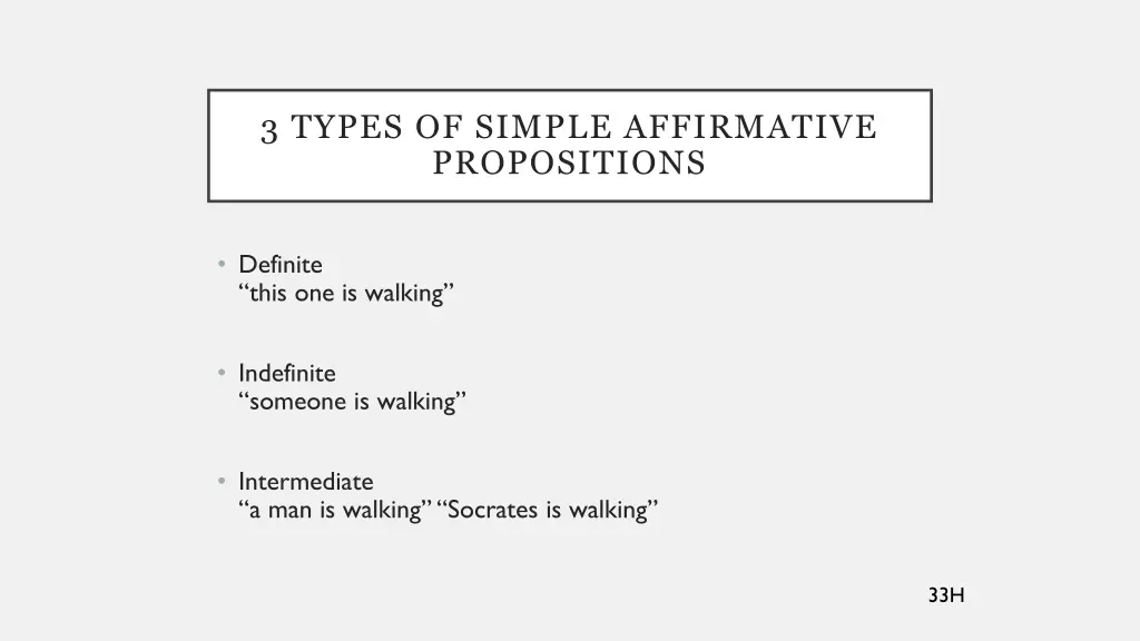 3 types of simple affirmative propositions