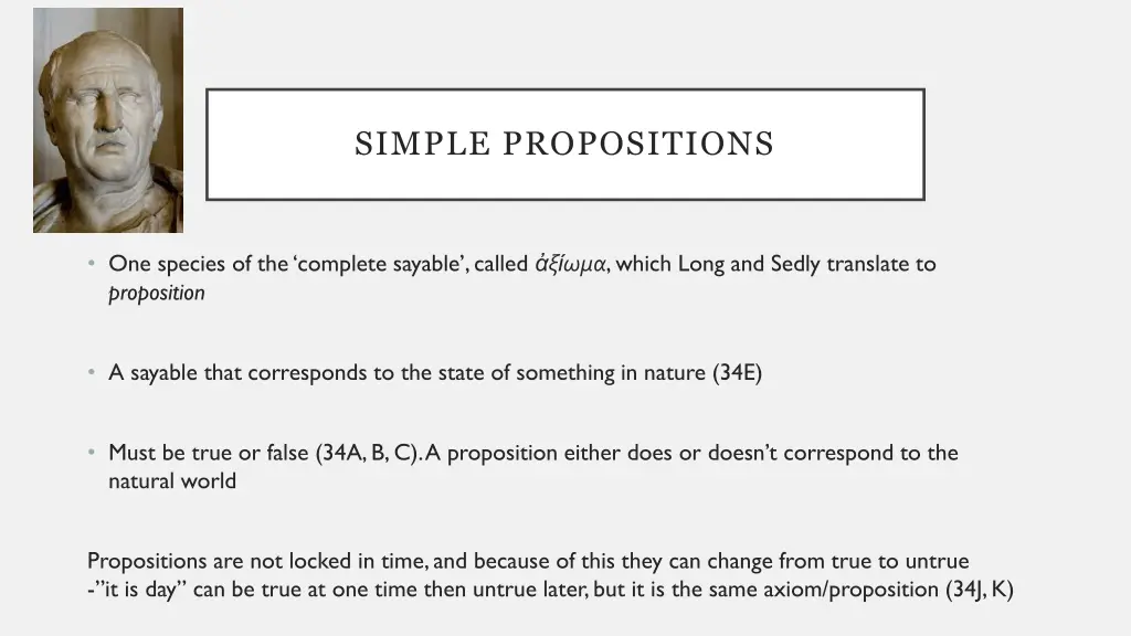 simple propositions