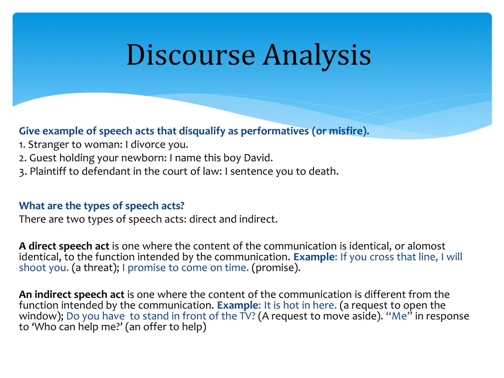 discourse analysis 10