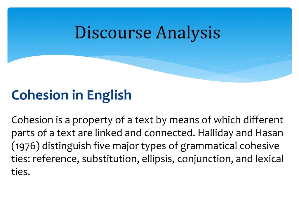 discourse analysis 31