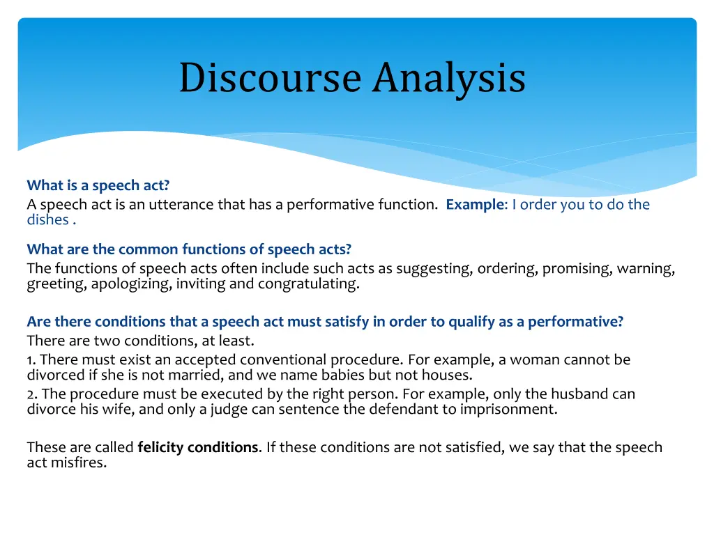 discourse analysis 9