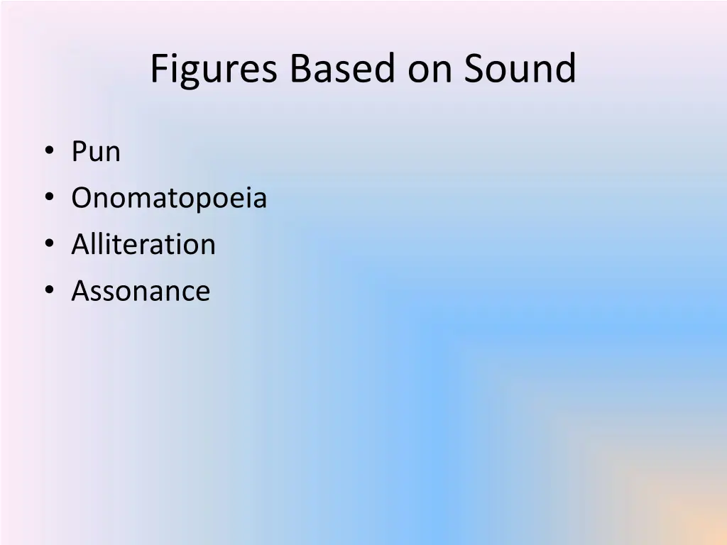 figures based on sound