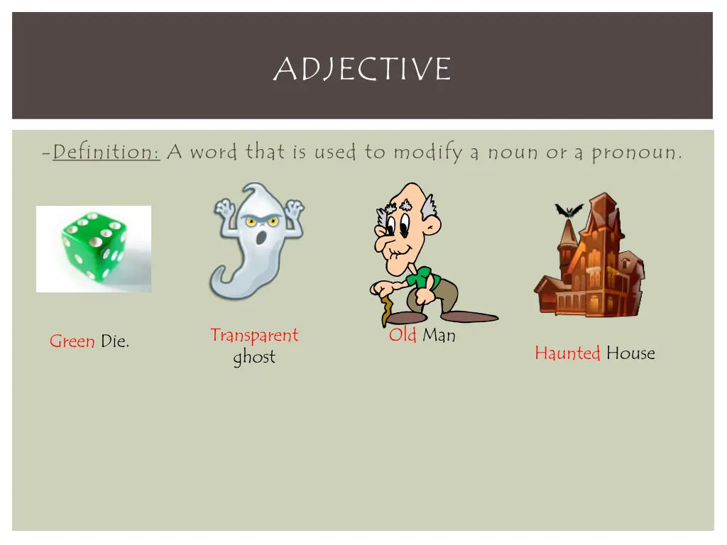 adjective