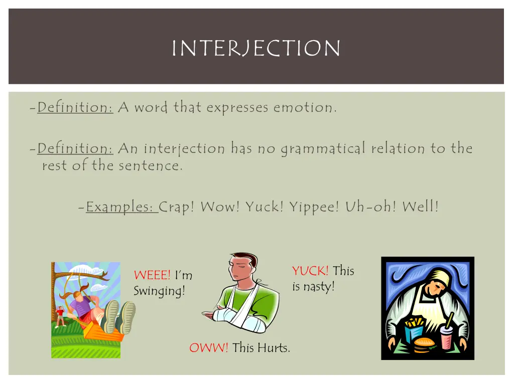 interjection