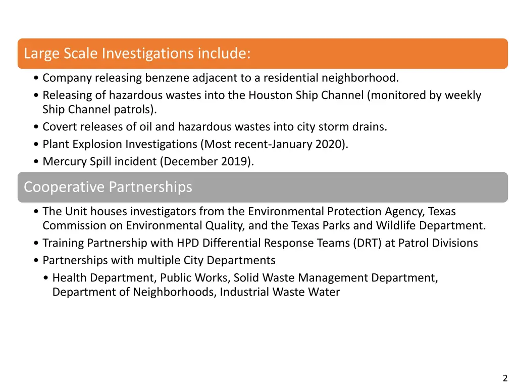 environmental environmental investigations unit 1