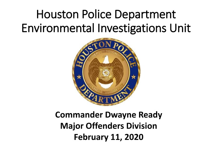 houston police department houston police