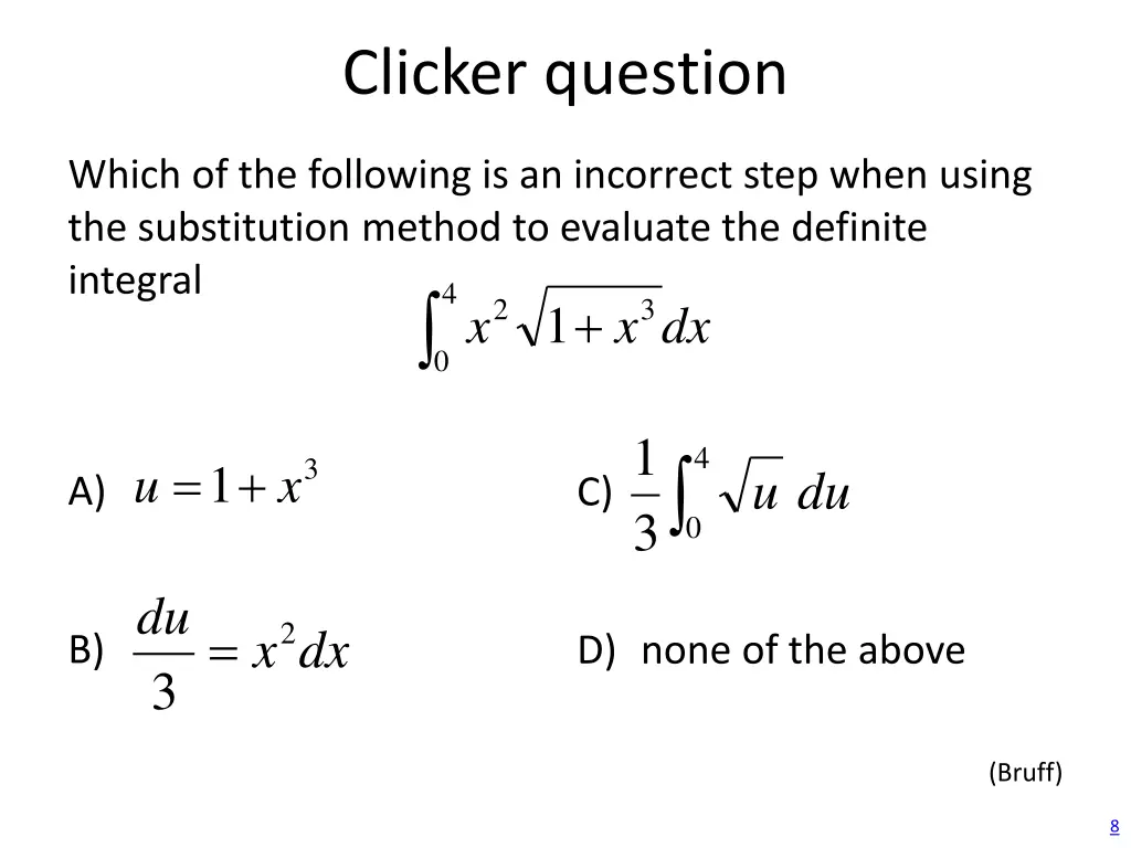 clicker question 5