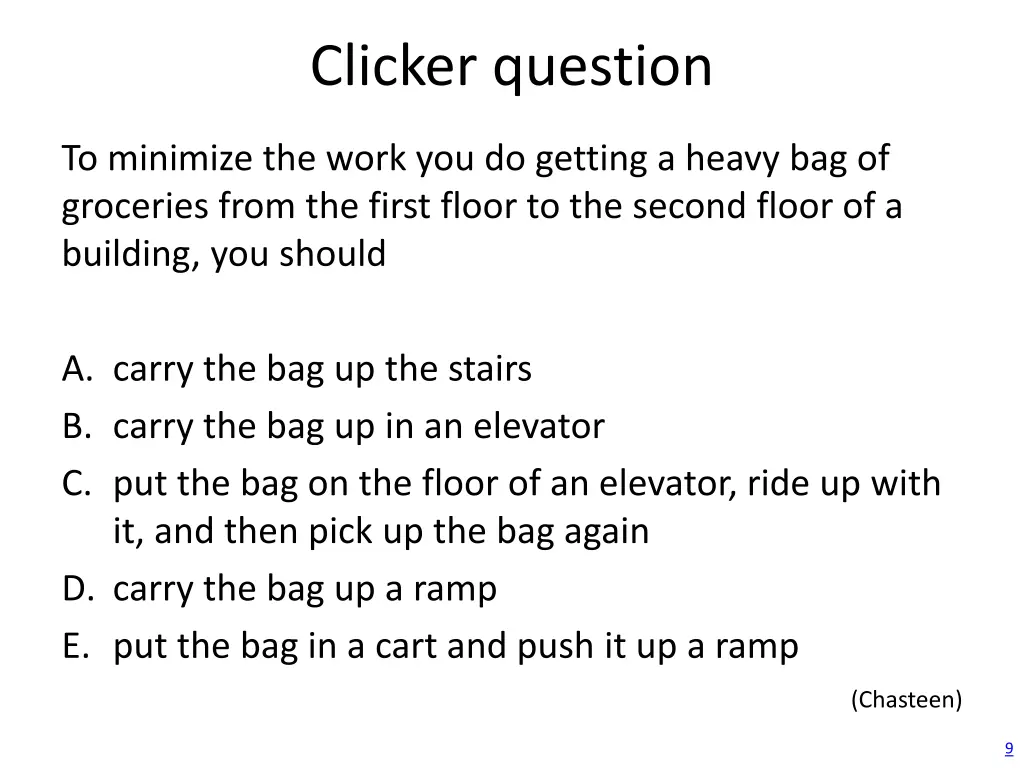 clicker question 6