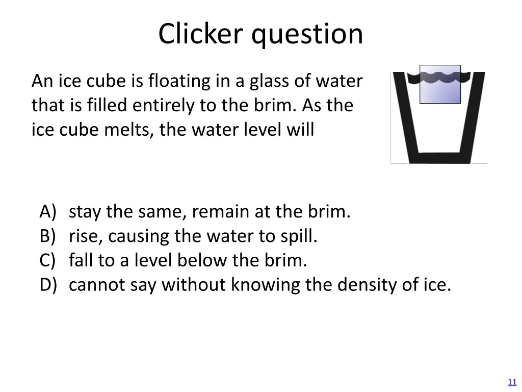 clicker question 8