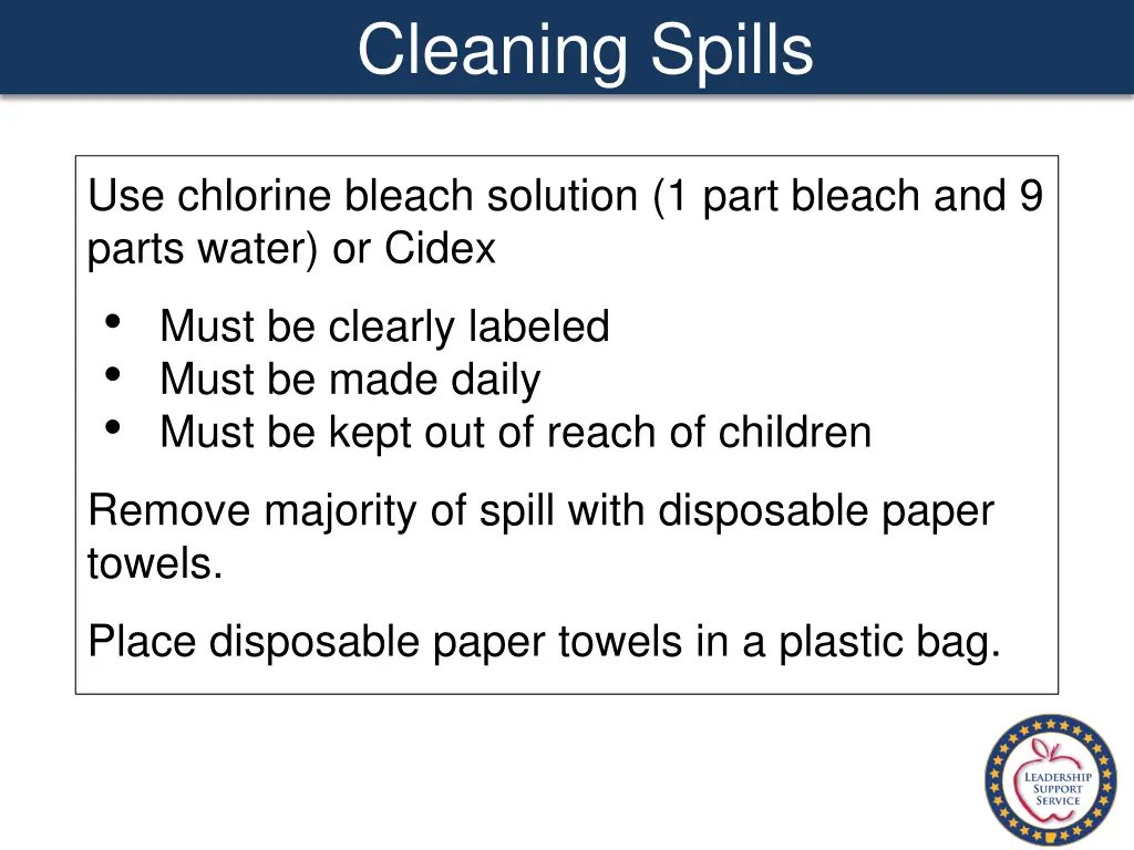 cleaning spills 1