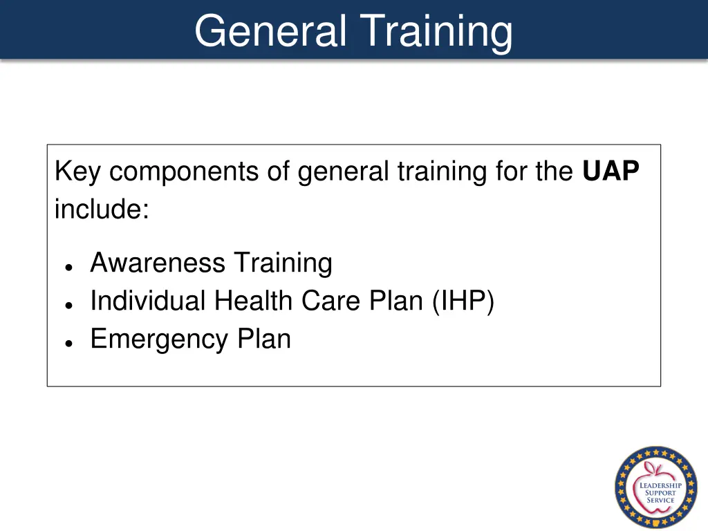 general training