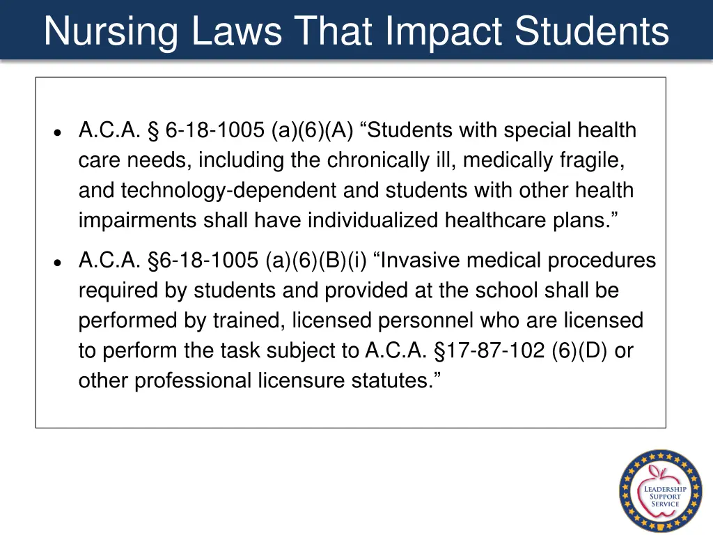 nursing laws that impact students