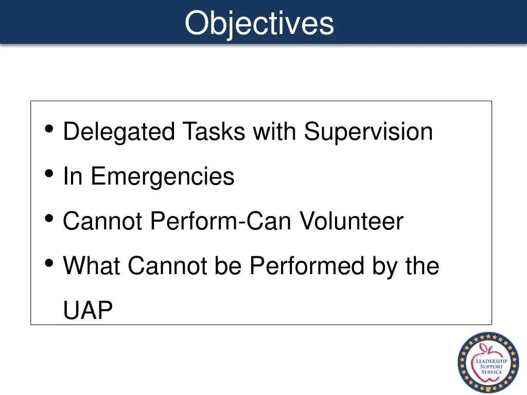 objectives 2