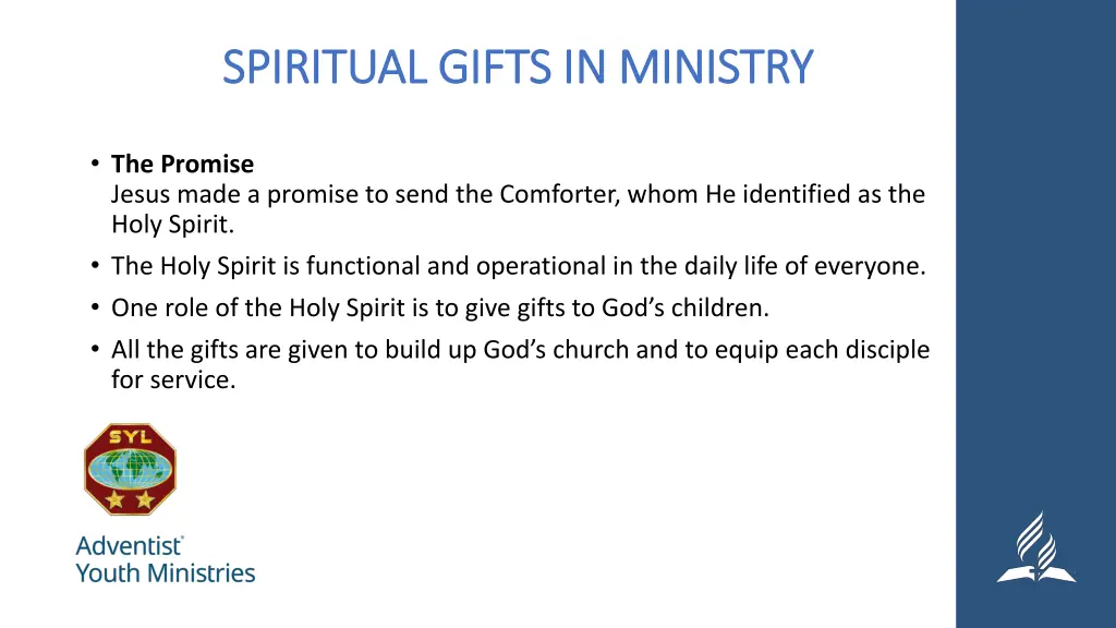 spiritual gifts in ministry spiritual gifts