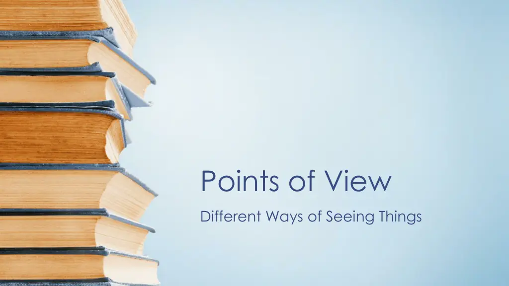 points of view