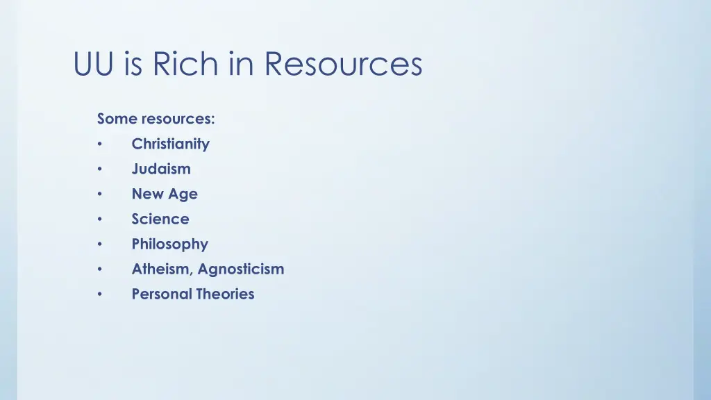 uu is rich in resources