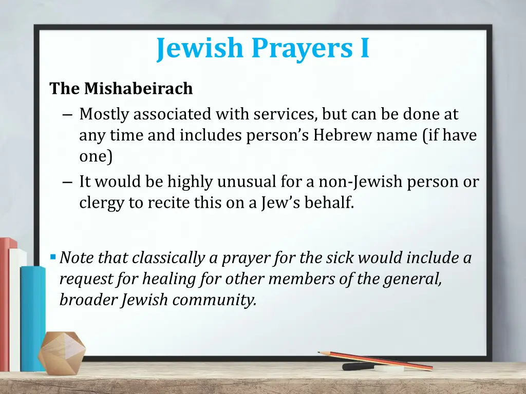 jewish prayers i