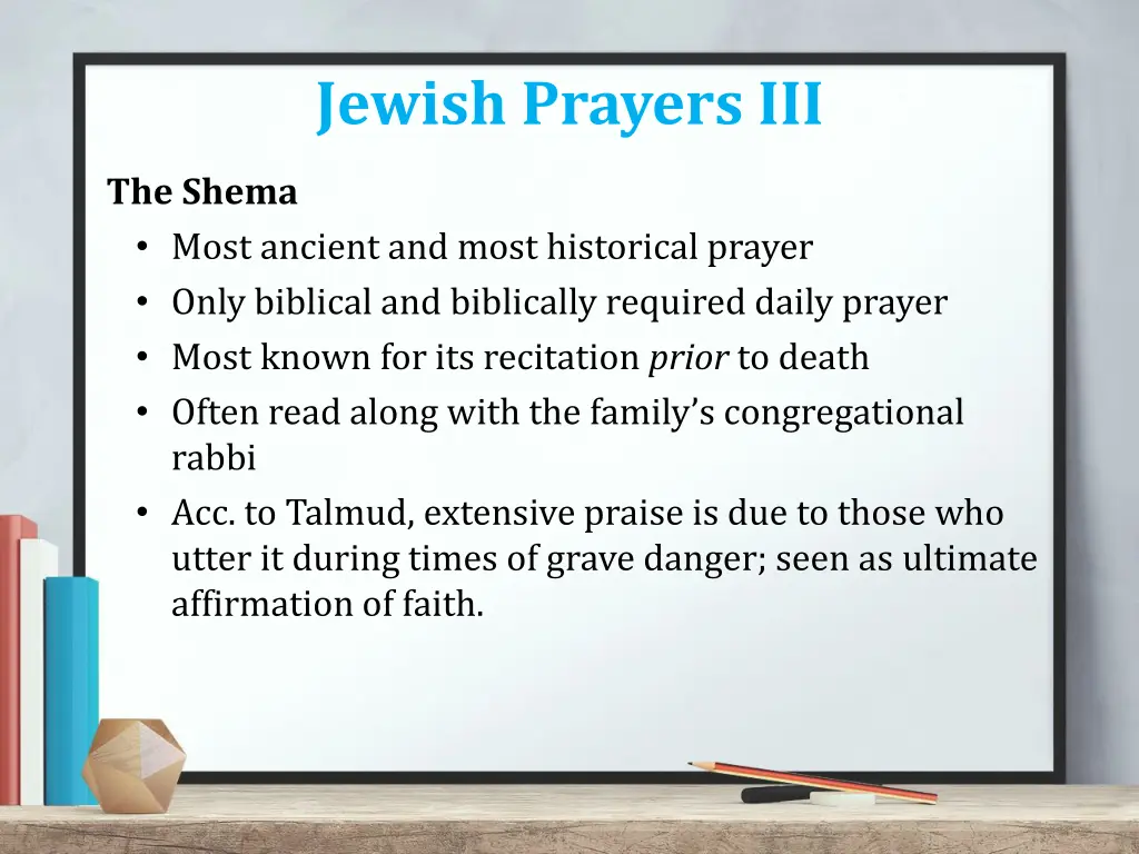 jewish prayers iii