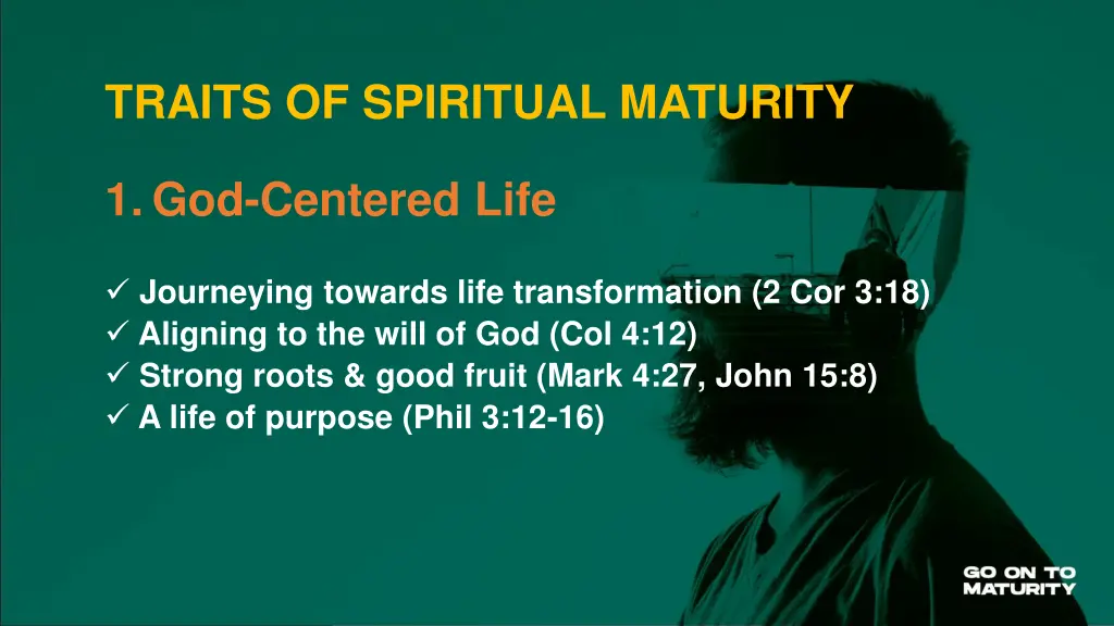 traits of spiritual maturity