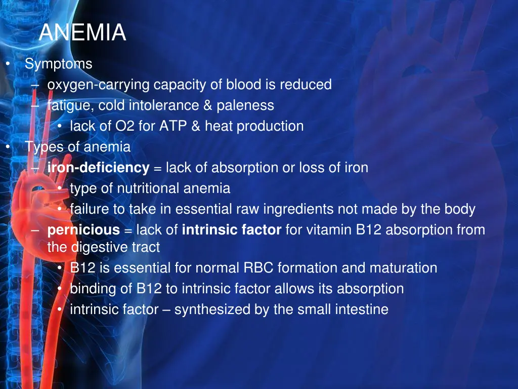 anemia