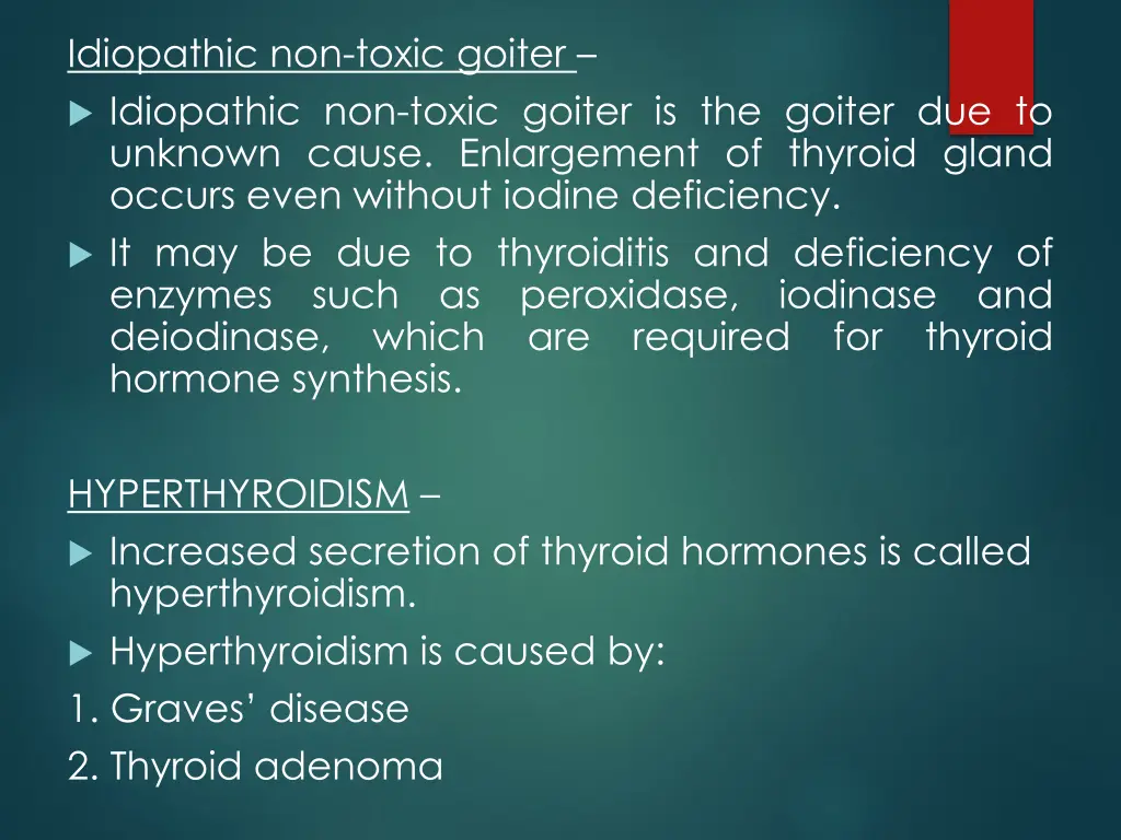 idiopathic non toxic goiter idiopathic non toxic