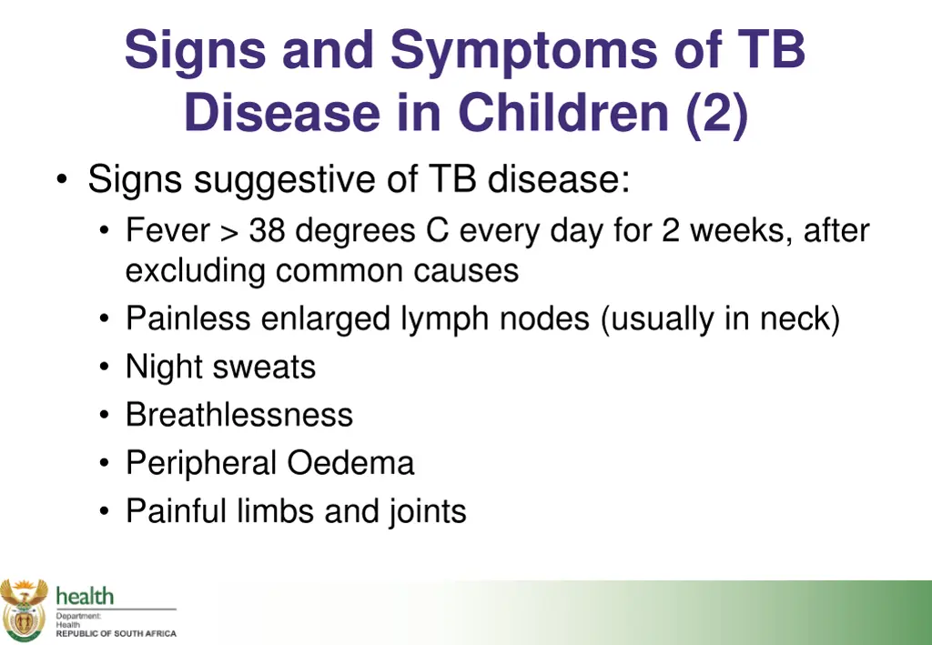 signs and symptoms of tb disease in children 1