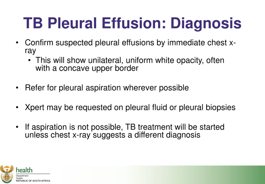 tb pleural effusion diagnosis