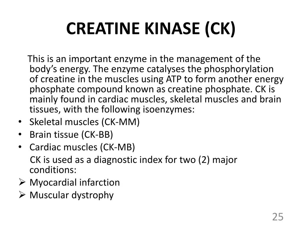 creatine kinase ck