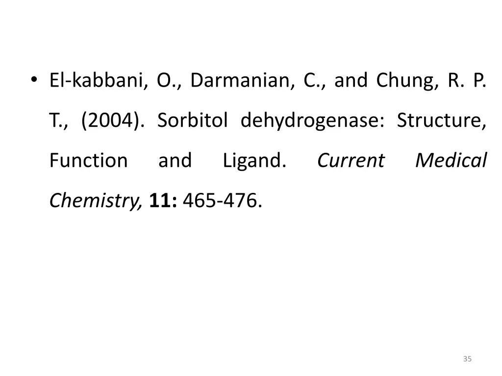 el kabbani o darmanian c and chung r p