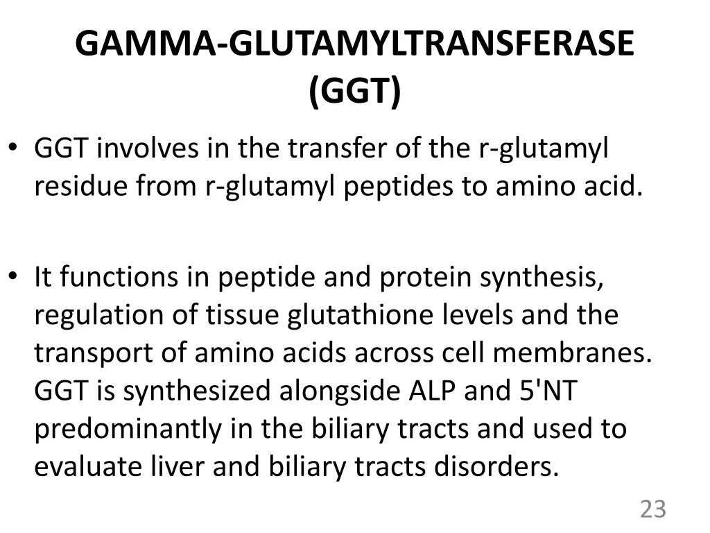 gamma glutamyltransferase ggt