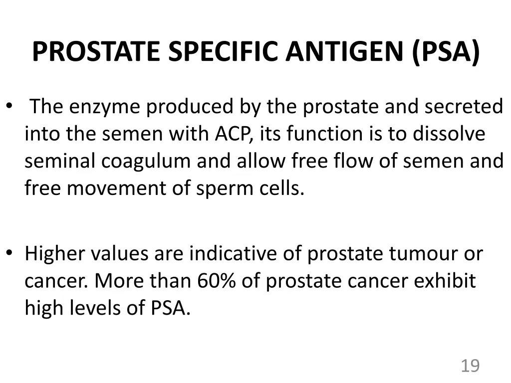 prostate specific antigen psa