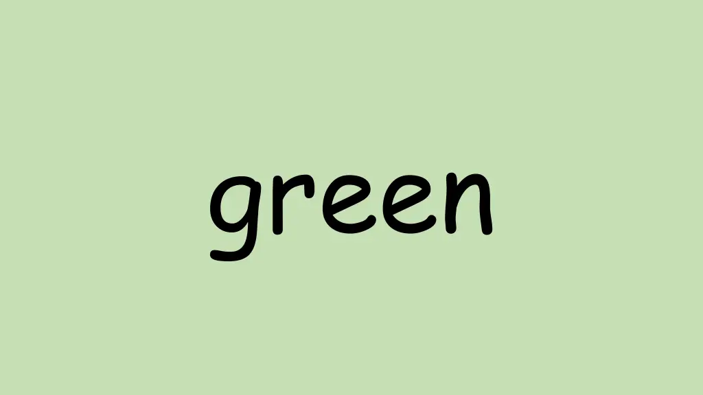 green