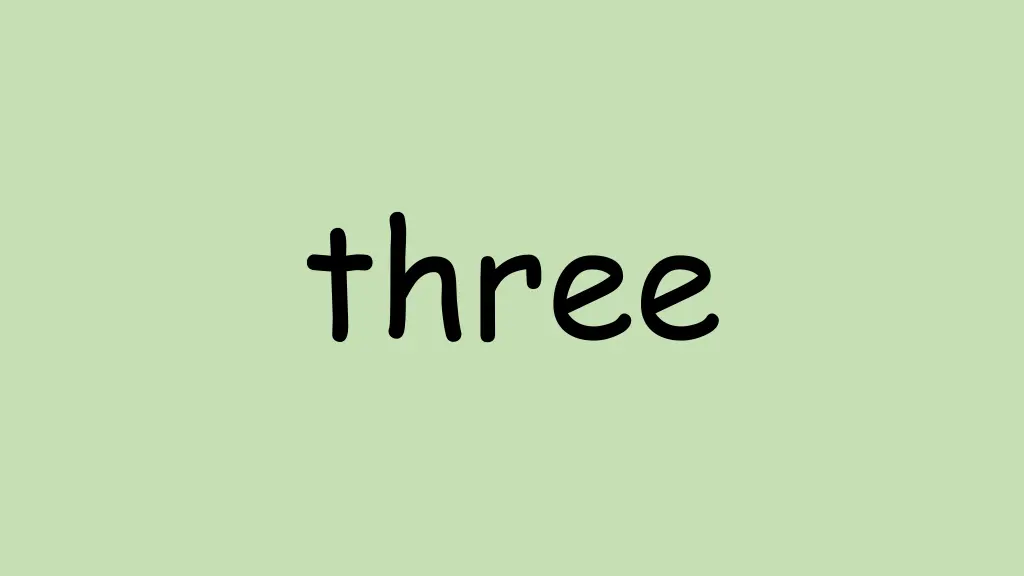 three