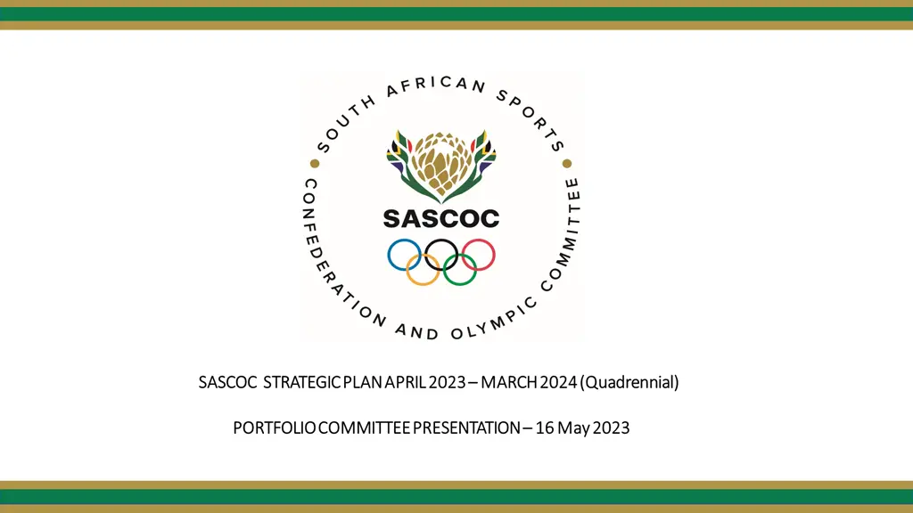 sascoc strategic plan april 2023 sascoc strategic