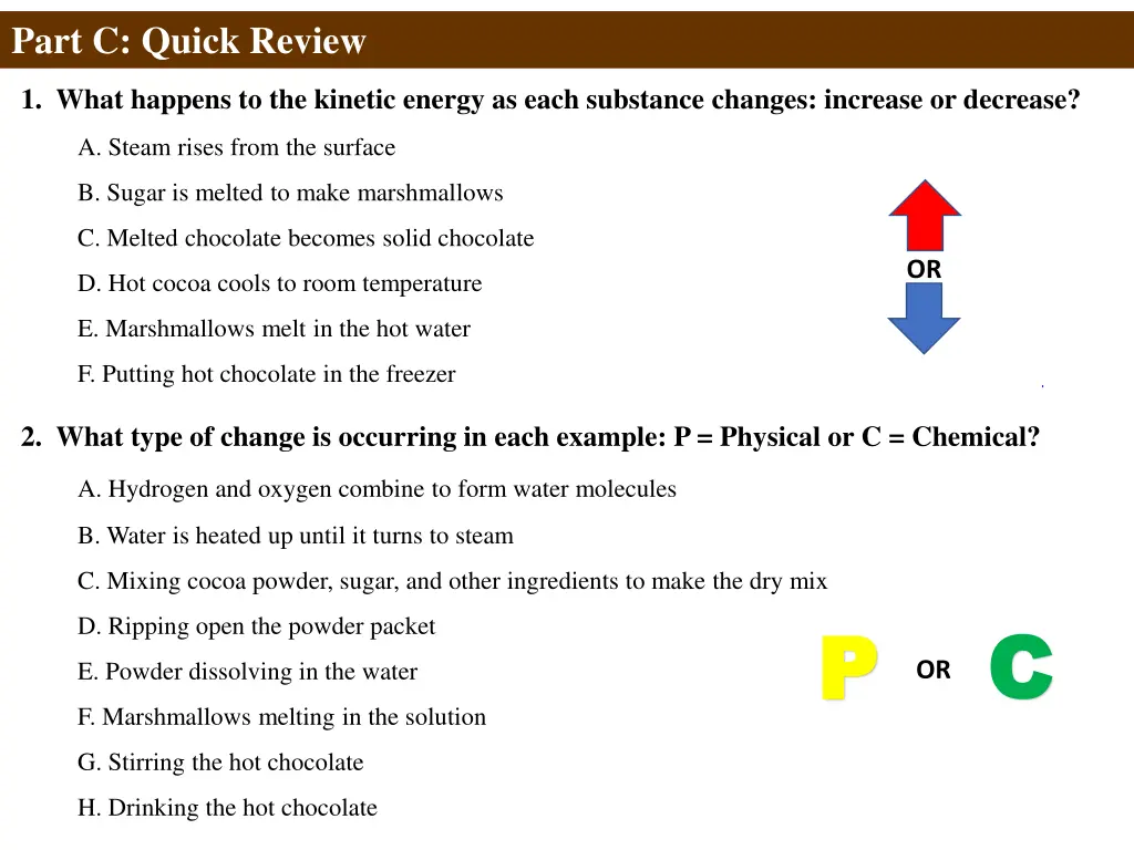 part c quick review 1