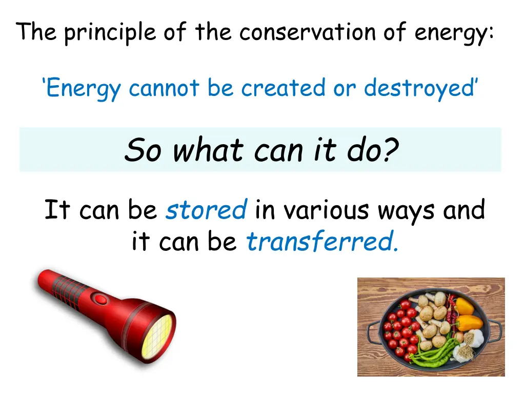 the principle of the conservation of energy