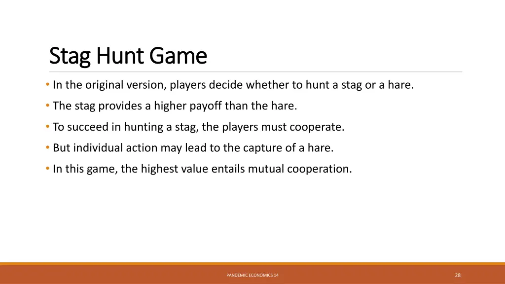 stag hunt game stag hunt game