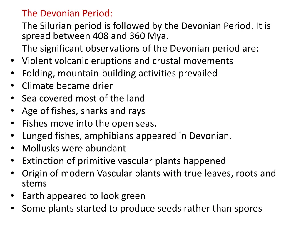 the devonian period the silurian period