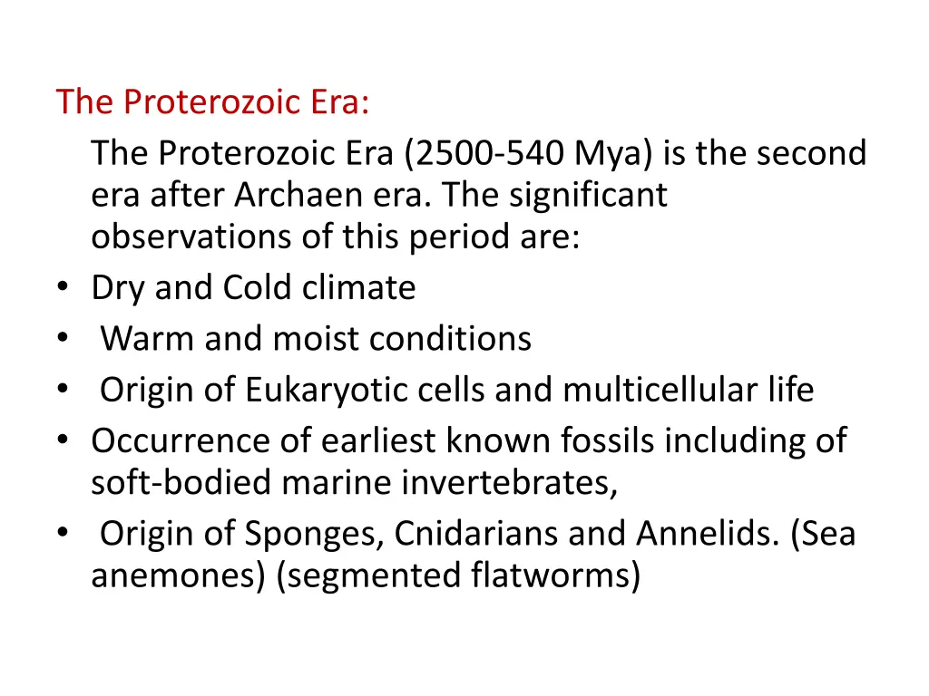 the proterozoic era the proterozoic era 2500