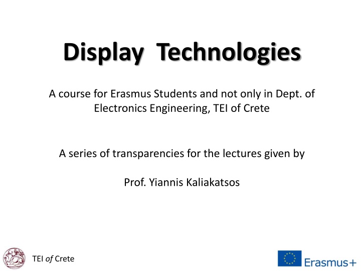 display technologies