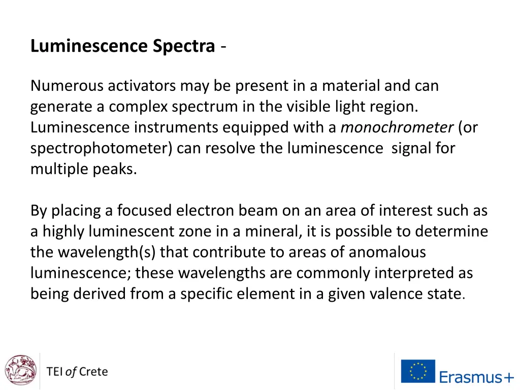 luminescence spectra