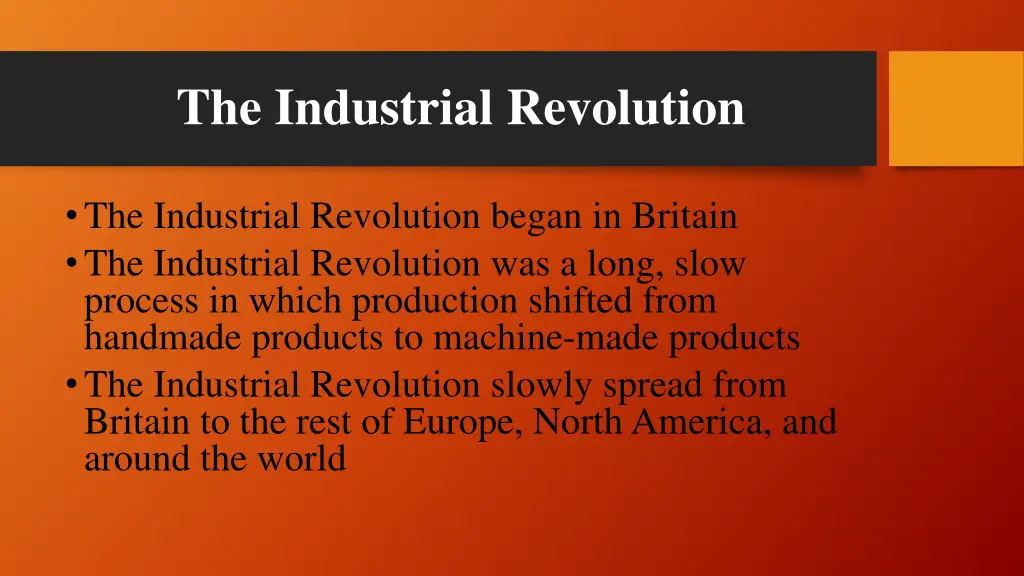 the industrial revolution 2