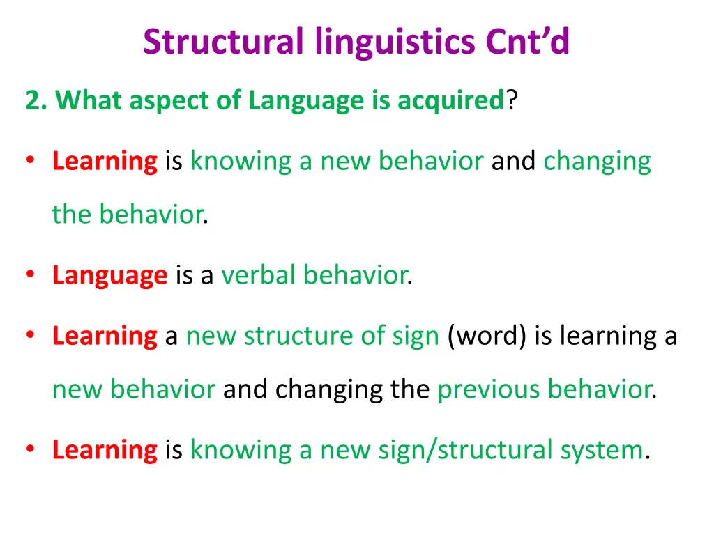 structural linguistics cnt d 1