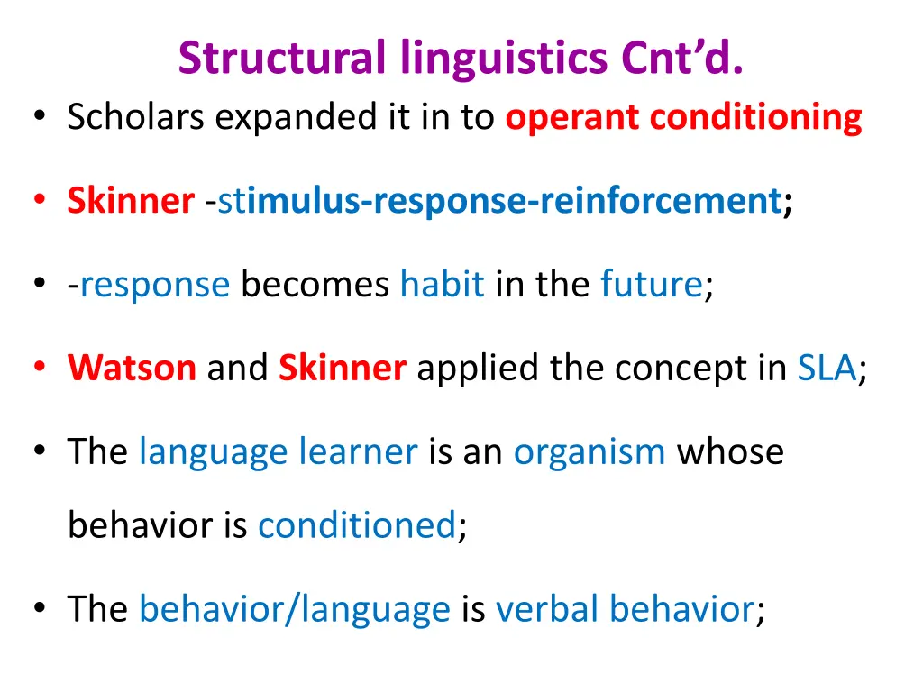 structural linguistics cnt d scholars expanded