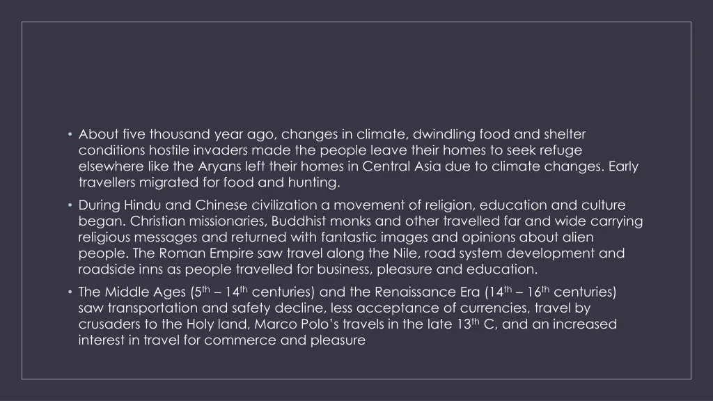 about five thousand year ago changes in climate